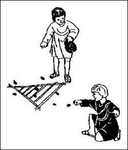 Das Spielen mit Nüssen war bei den römischen Kindern überaus beliebt.