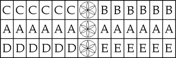 Tabula / Alea / Ludus duodecim scriptorum  - Backgammon