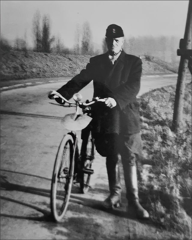 Der Altriper Straßenwärter Rudolf Kraus (Aufnahme aus dem Jahr 1956)