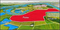 Geplanter Polder im Bereich der Gemeinden Altrip, Neuhofen und Waldsee (VG Rheinauen im Rhein-Pfalz-Kreis) 