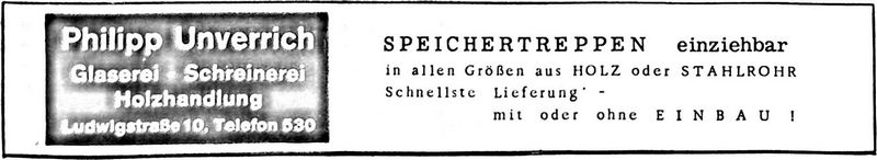 Philipp Unverrich (Nachrichtenblatt der Gemeinde Altrip | Donnerstag, den 16. Mai 1968 | 9. Jahrgang - Nummer 20)