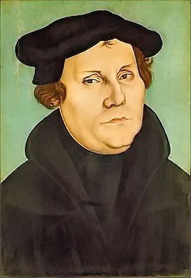 Porträt des Martin Luther (Lutherhaus Wittenberg) von Lucas Cranach d.Ä.