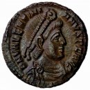 Valentinian Kleinbronze (367 - 375 n.Ch.) - Vorderseite