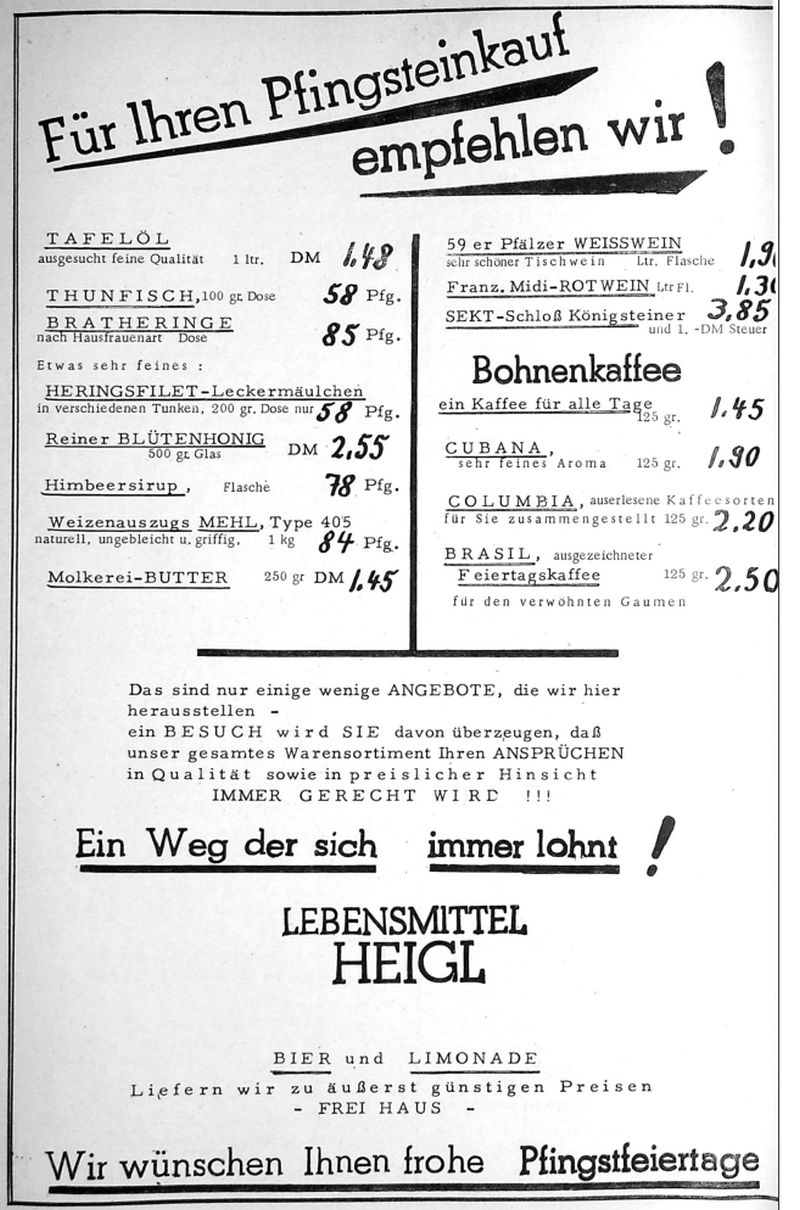 Nachrichtenblatt der Gemeinde Altrip | Donnerstag, 2. Juni 1960 | 1. Jahrgang - Nummer 22 